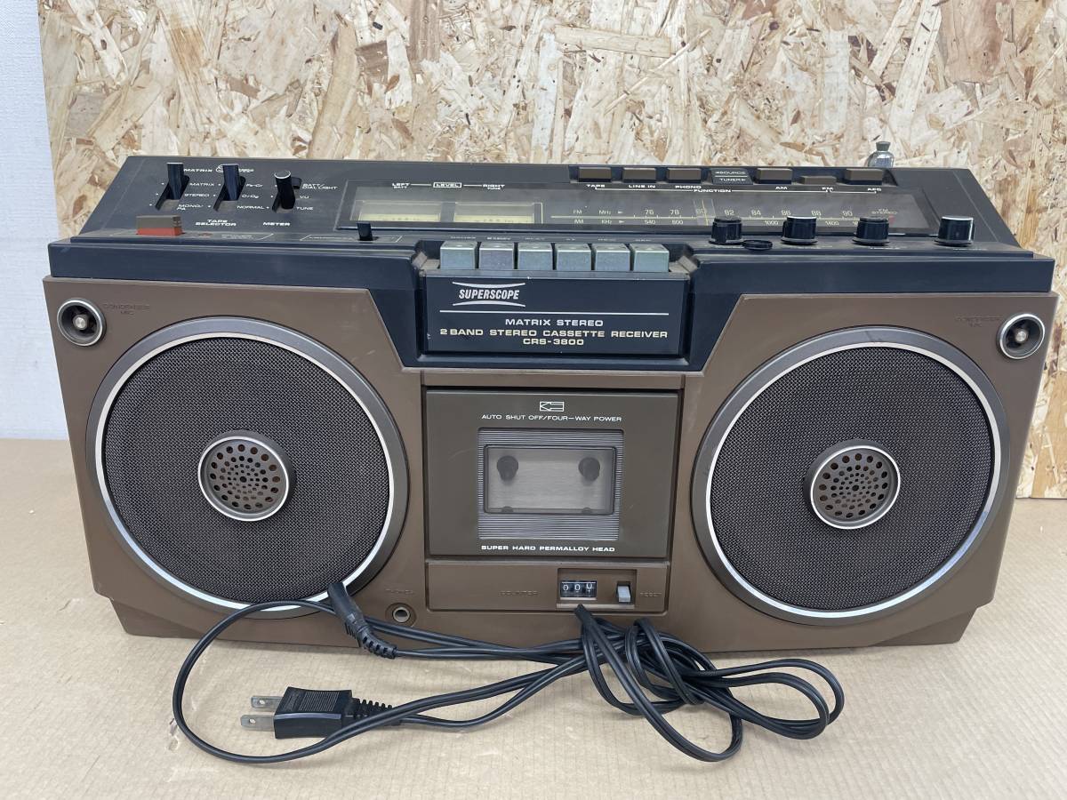 ホ 13/S◇SUPERSCOPE MATRIX STEREO【CRS-3800 】スーパースコープ