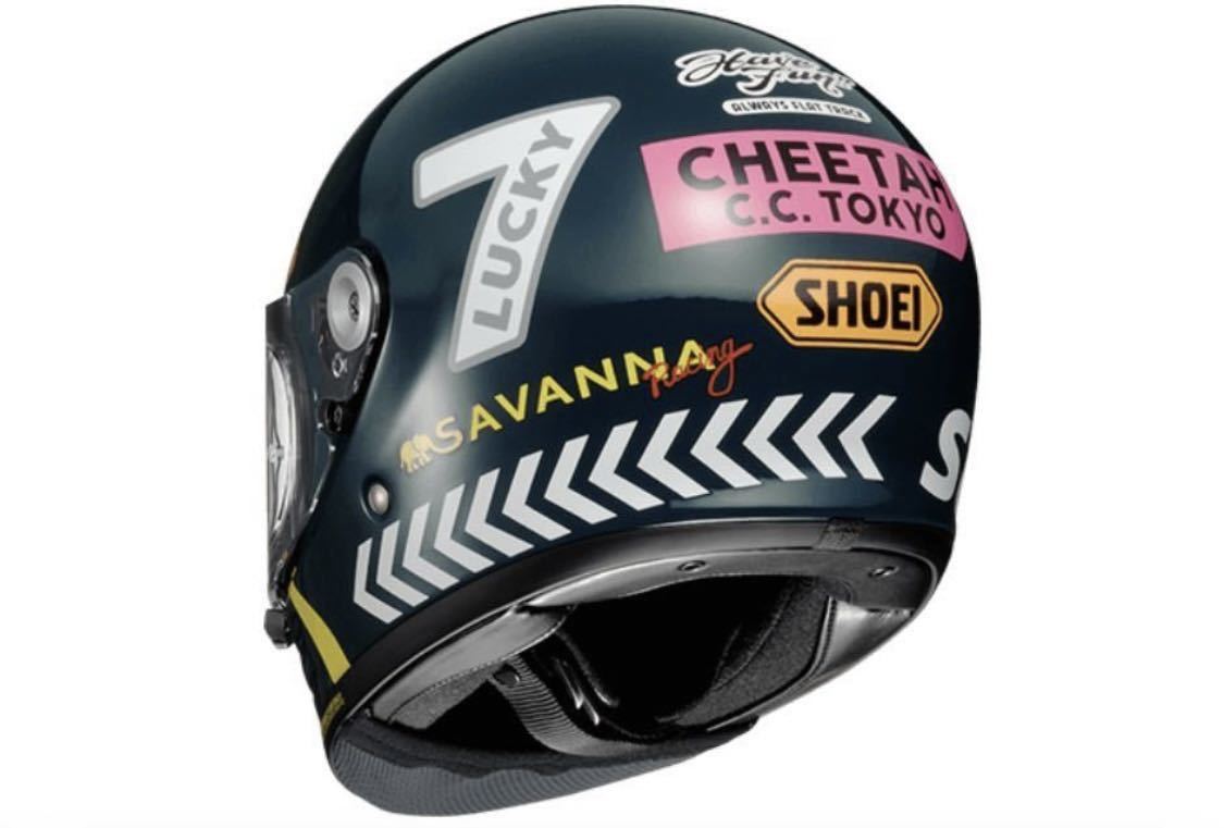 限定品 SHOEI Glamster チーターカスタムサイクルズ XL グラムスター