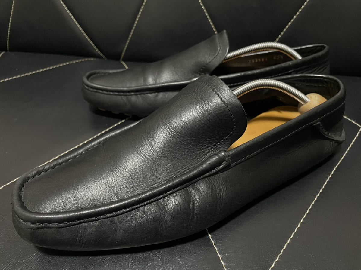 本物】美品 GUCCI グッチ 153991 42.5 レザーシューズ ビジネス 