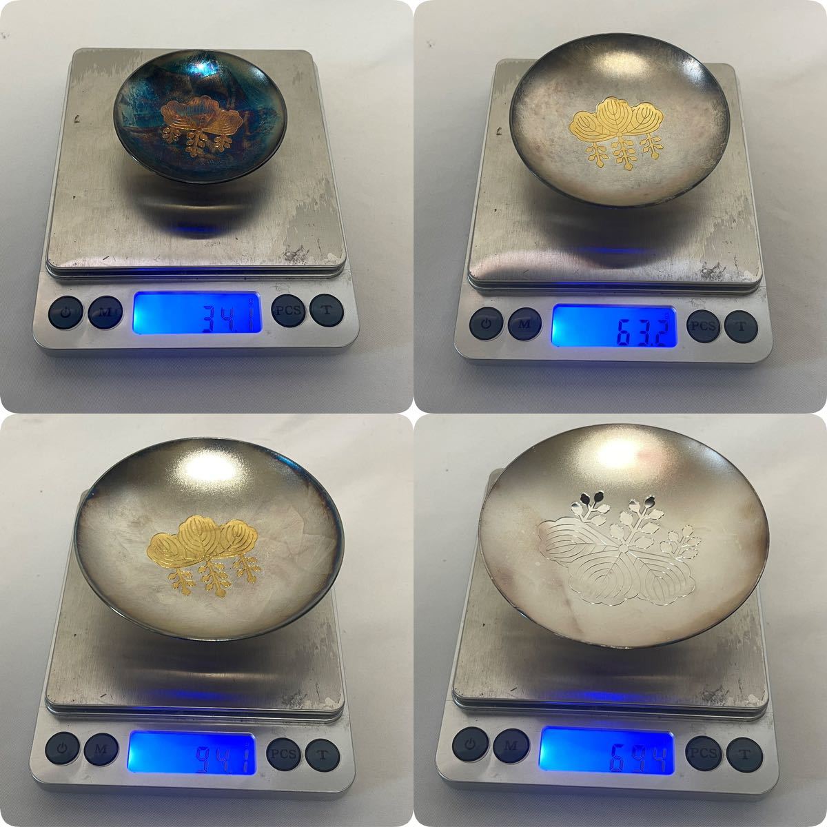 銀杯 純銀 銀盃 139g SILVER シルバー 造幣局刻印あり 造幣局製