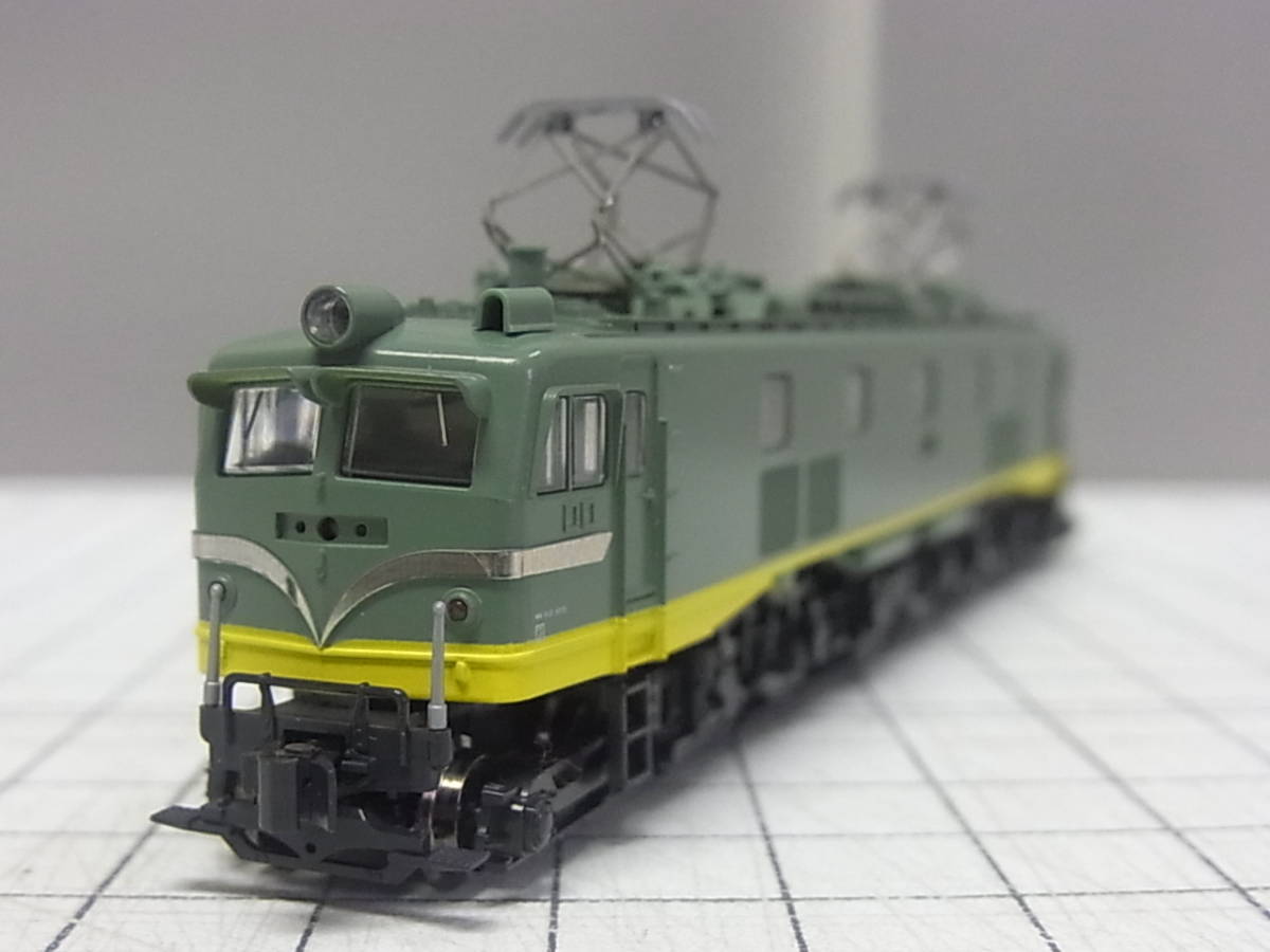 現状品・一部パーツ取付】KATO 3048 EF58 初期形 大窓 ヒサシ付 青大将