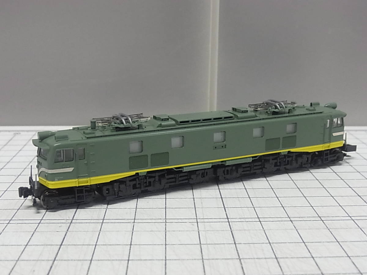 現状品・一部パーツ取付】KATO 3048 EF58 初期形 大窓 ヒサシ付 青大将