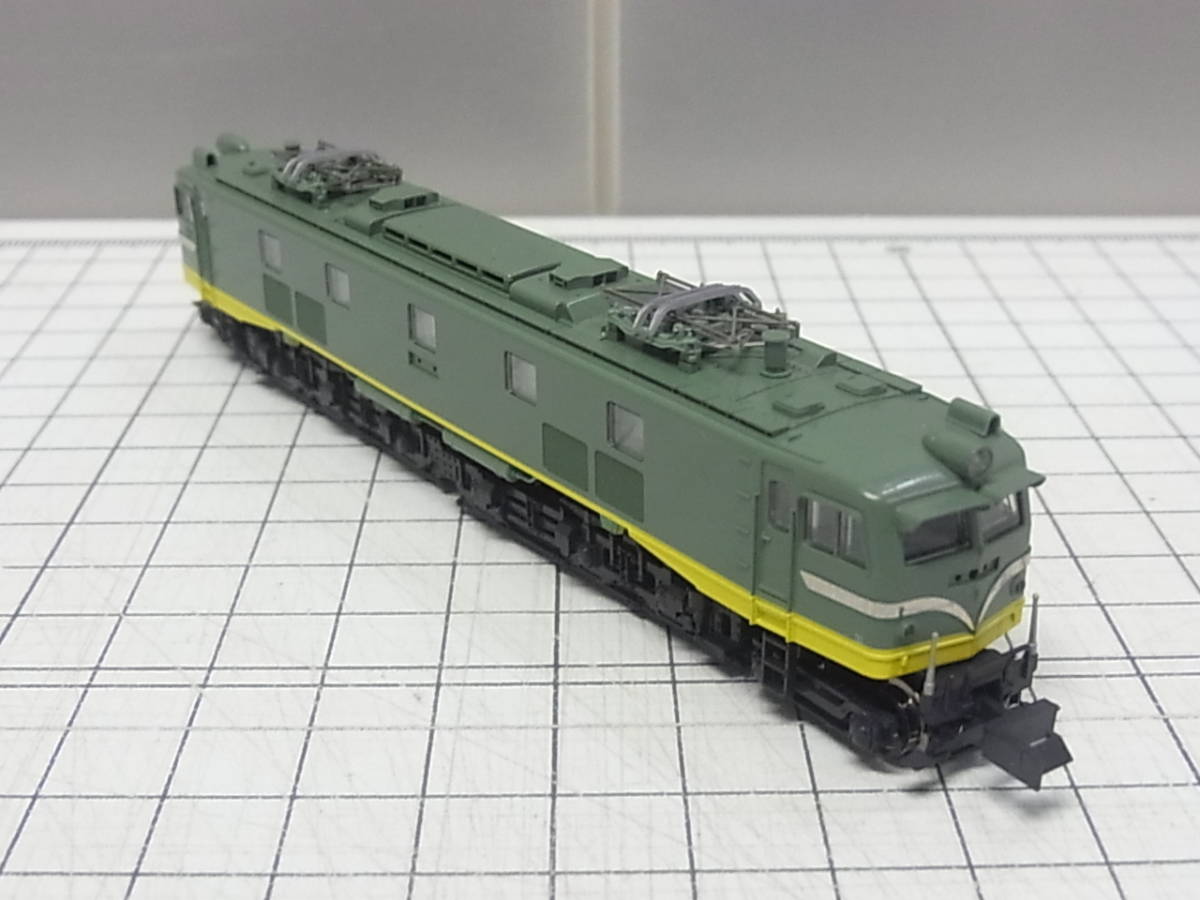 現状品・一部パーツ取付】KATO 3048 EF58 初期形 大窓 ヒサシ付 青大将
