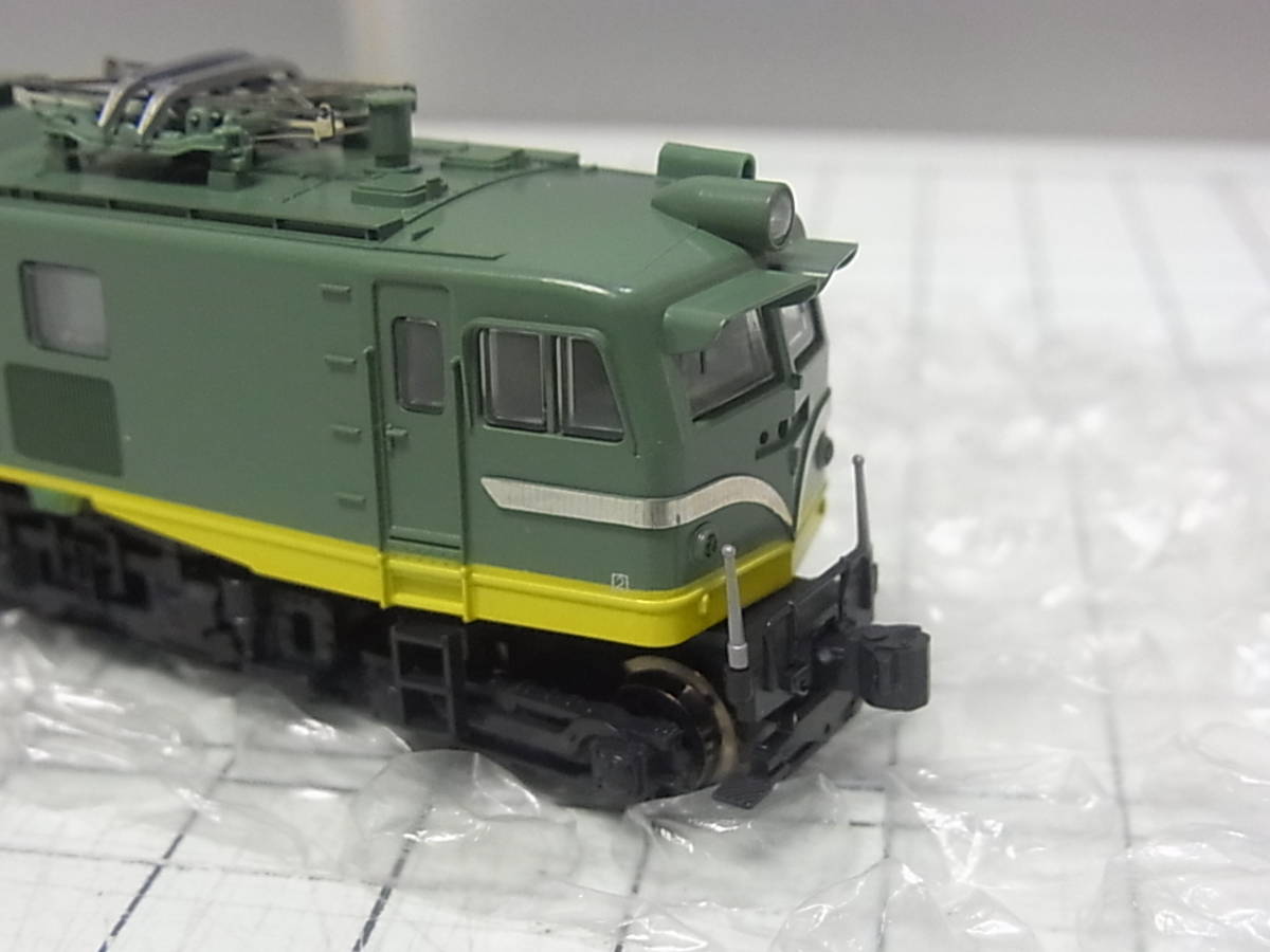 現状品・一部パーツ取付】KATO 3048 EF58 初期形 大窓 ヒサシ付 青大将