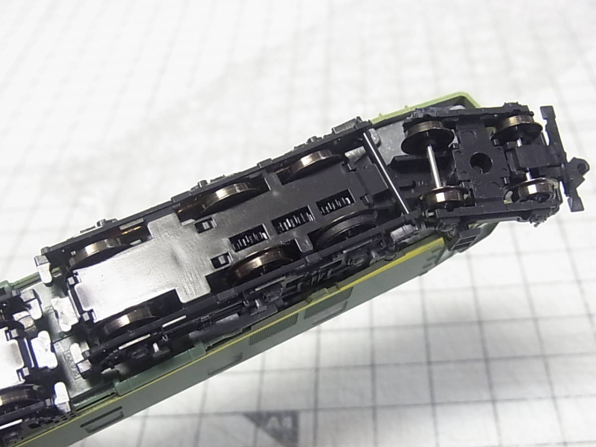 現状品・一部パーツ取付】KATO 3048 EF58 初期形 大窓 ヒサシ付 青大将