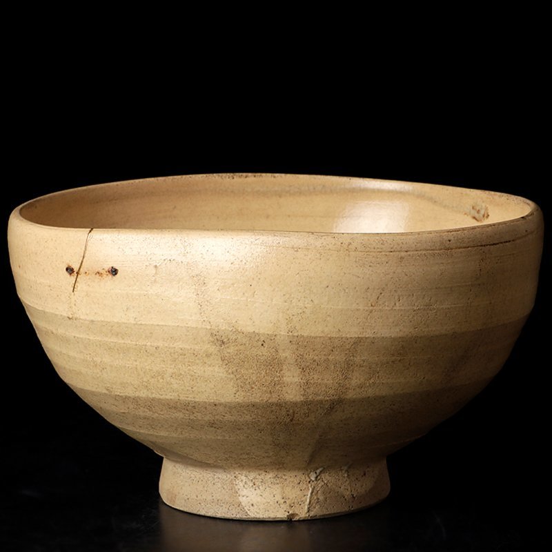 【古美味】時代品！砂御本茶碗 茶道具 保証品 1ZGz