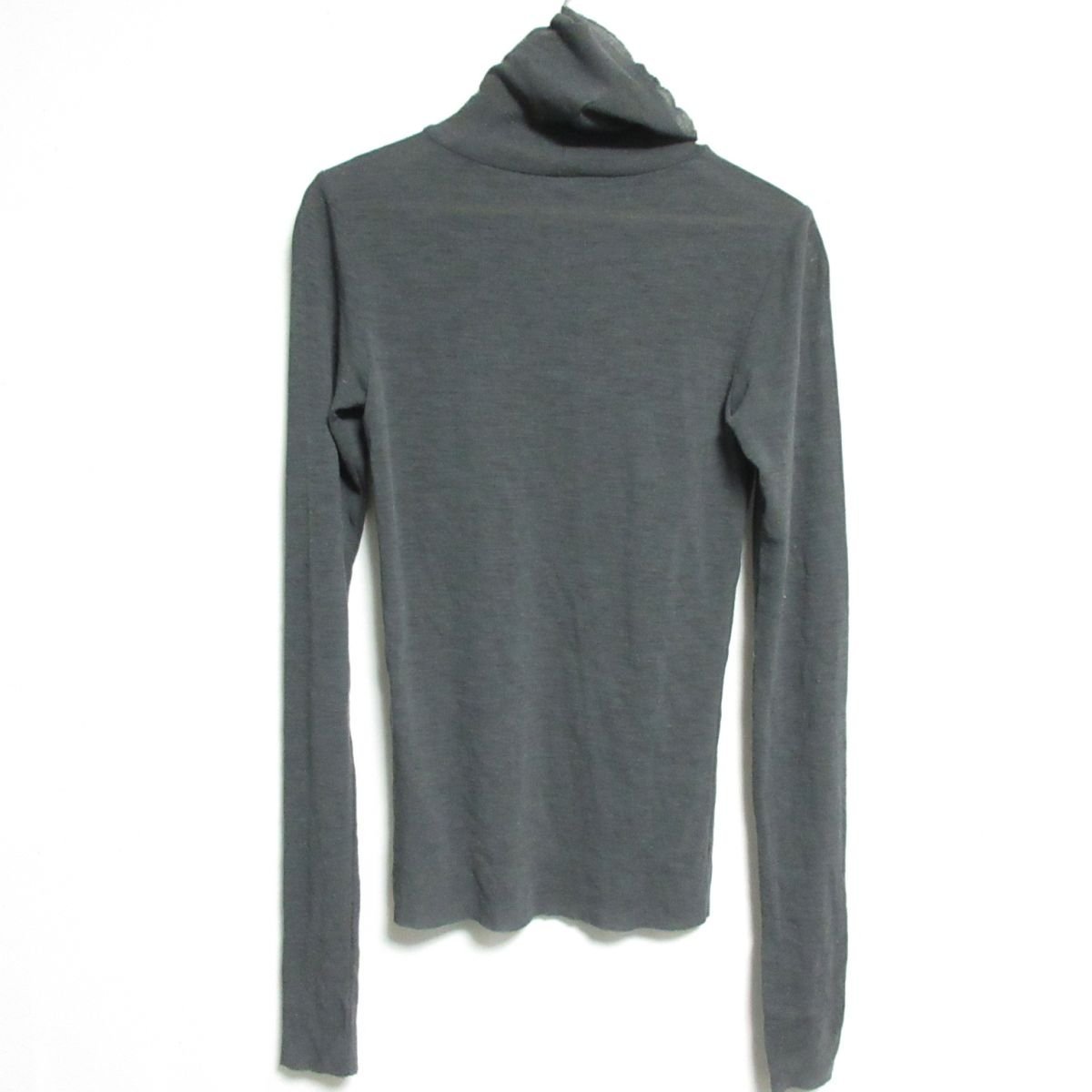 美品 22AW Whim Gazette ウィムガゼット オーガンジーハイネックプル 