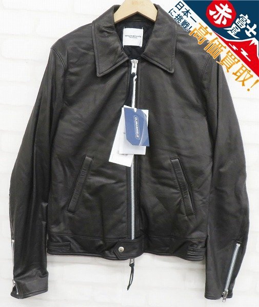 The soloist レザーライダース モーターサイクルジャケット 48 ナンバーナイン18AW motorcycle jacket ソロイスト
