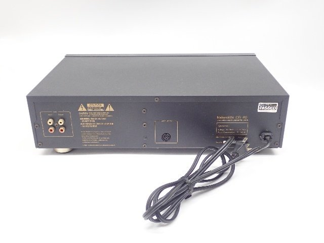 Nakamichi ナカミチ 3ヘッドシングルカセットデッキ CR-40 ¶ 6C7B3-3