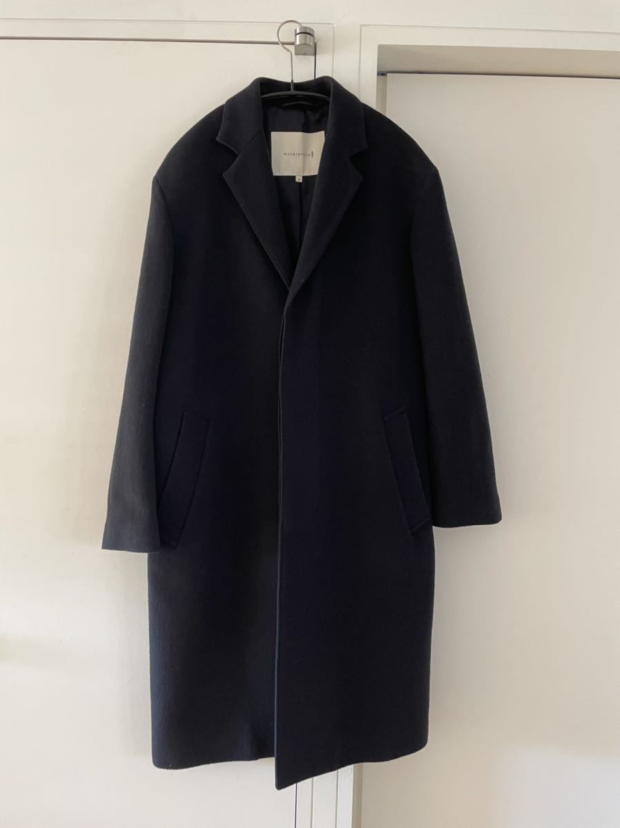 MACKINTOSH マッキントッシュ チェスターコート ネイビー36 良品 WEB