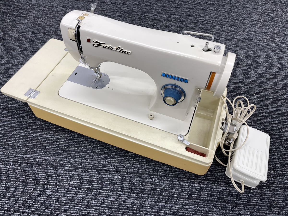 生活家電 BROTHER アンティークミシン ケース付き