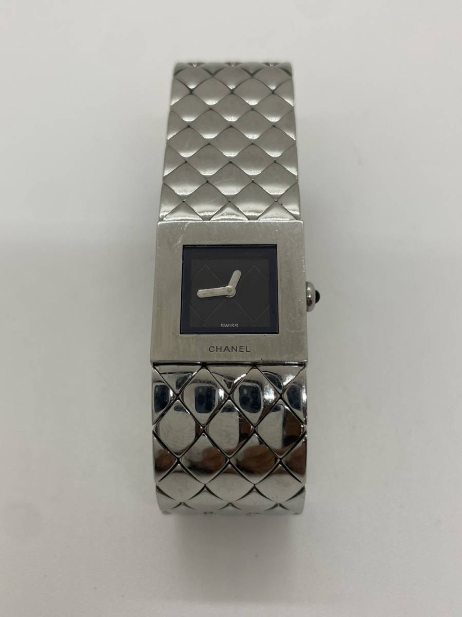 T086 シャネル マトラッセ H0009 ステンレスケースブレス クォーツ 