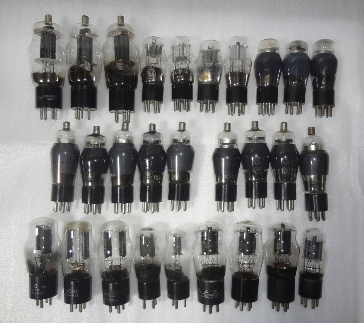 807_tubes 真空管アンプの自作 ST管いろいろです(UY-807，UZ42，6ZP1