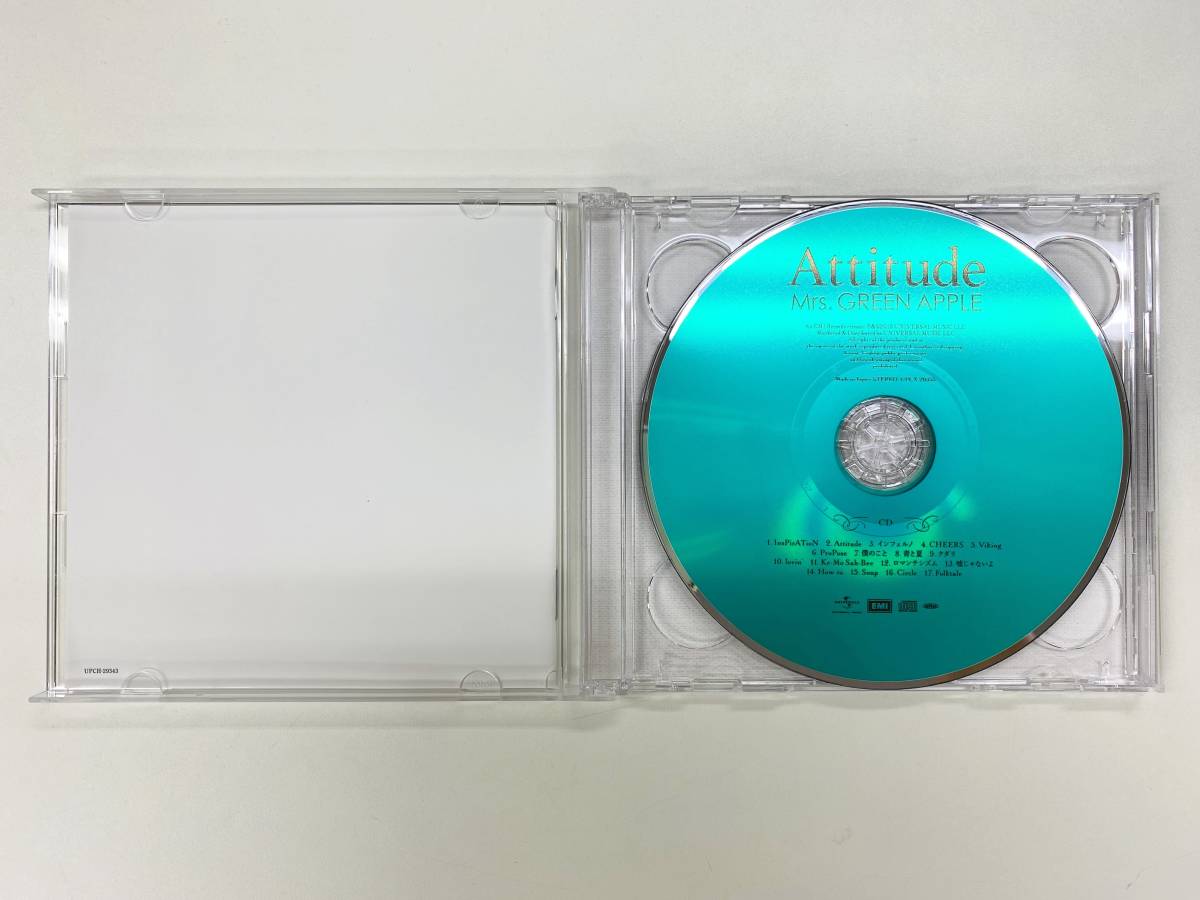 APPLE GREEN Attitude .: CD初回限定盤 初回限定 【一度再生のみ】Mrs