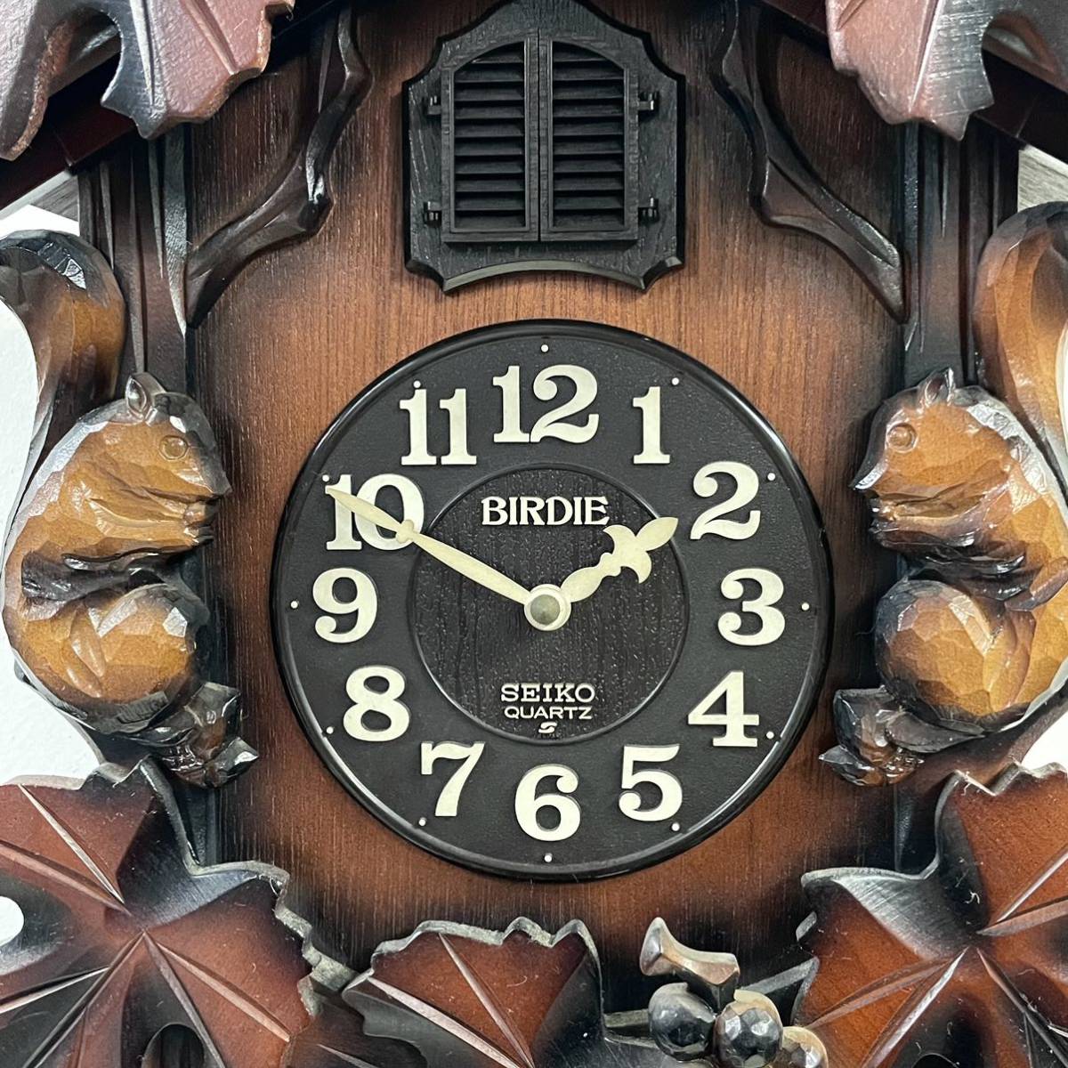 鳩時計 - BIRDIE SEIKO 鹿 Yahoo!オークション 昭和レトロ 電池式