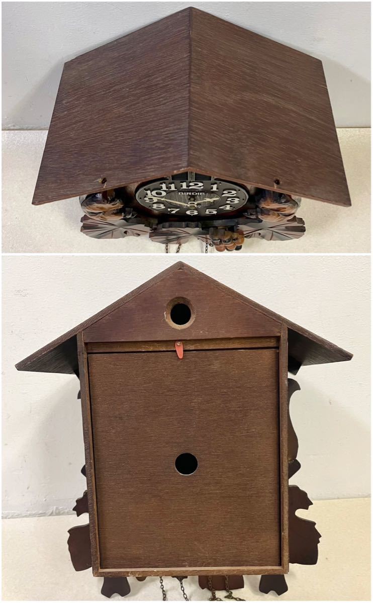 鳩時計 - BIRDIE SEIKO 鹿 Yahoo!オークション 昭和レトロ 電池式