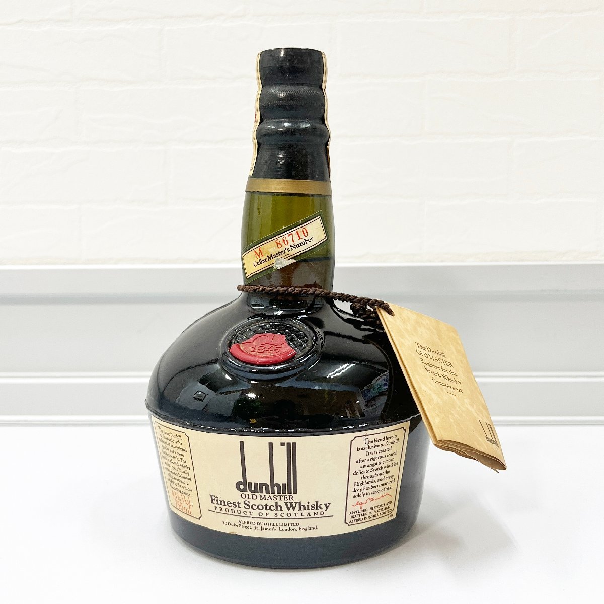 dunhill ダンヒル オールドマスター 750ml 43% 未開栓 スコッチ