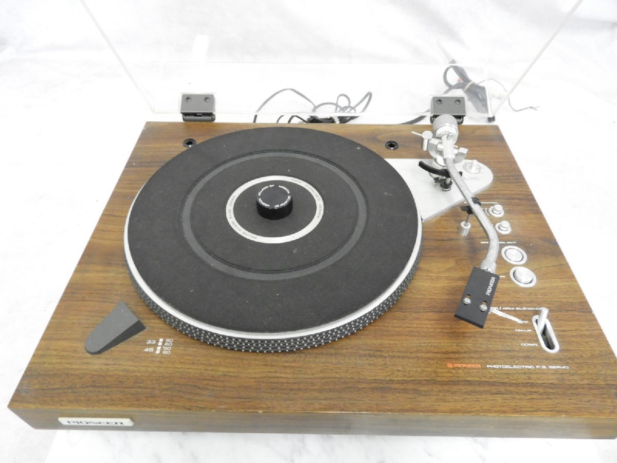 定番人気，正規品 PIONEER パイオニア PL-1250 ターンテーブル レコードプレーヤー 現状品(パイオニア)｜売買されたオークション情報、yahooの商品情報をアーカイブ公開 - オークファン パイオニア