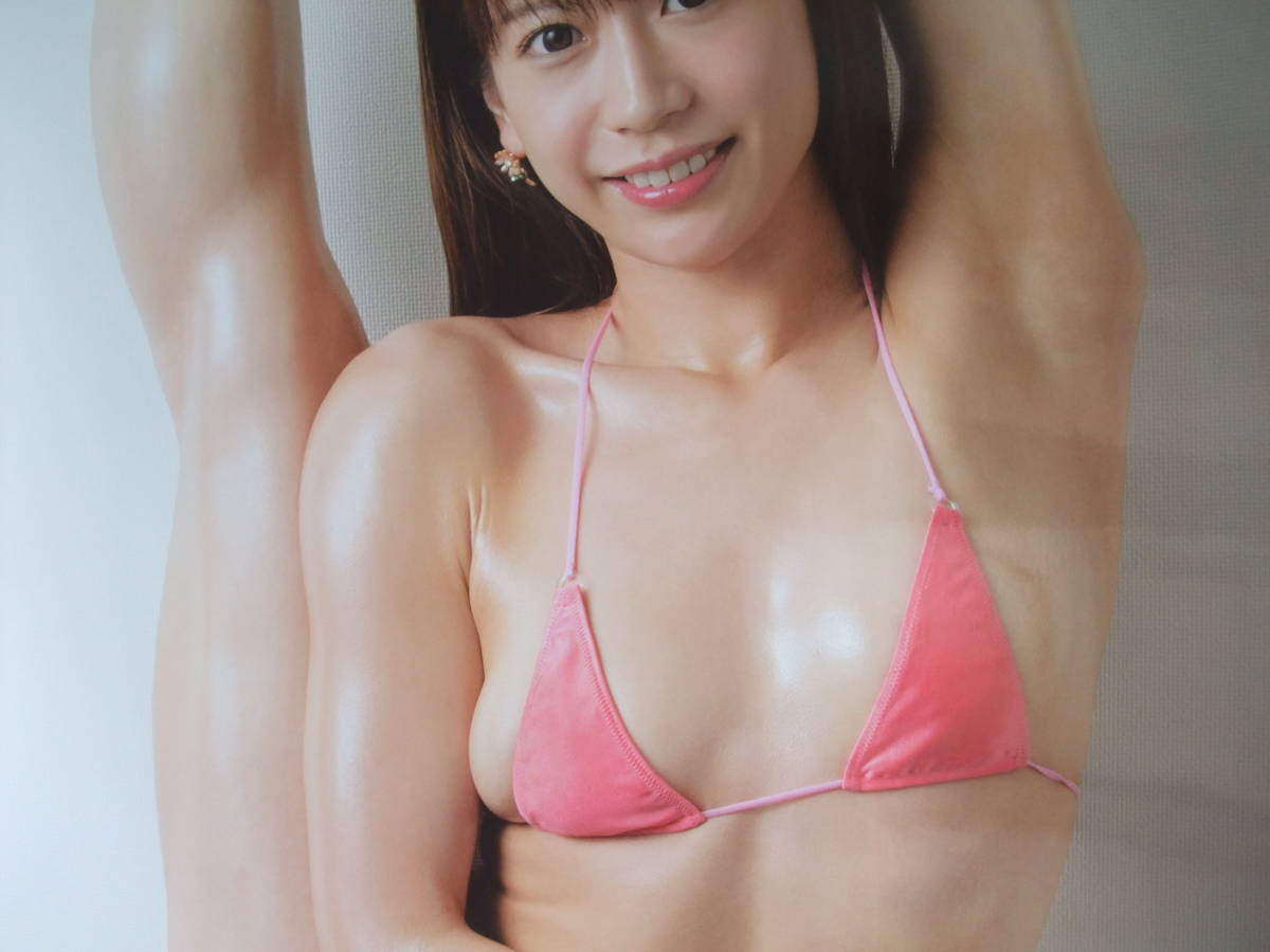 【未使用品】桜りん　等身大ポスター 桜りん 等身大 ポスター (約180×60㎝) ピンク 極小 ビキニ 大開脚 股間