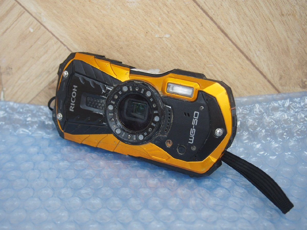 ☆【1R1122-22】 RICOH リコー デジタルカメラ WG-50 ジャンク RICOH