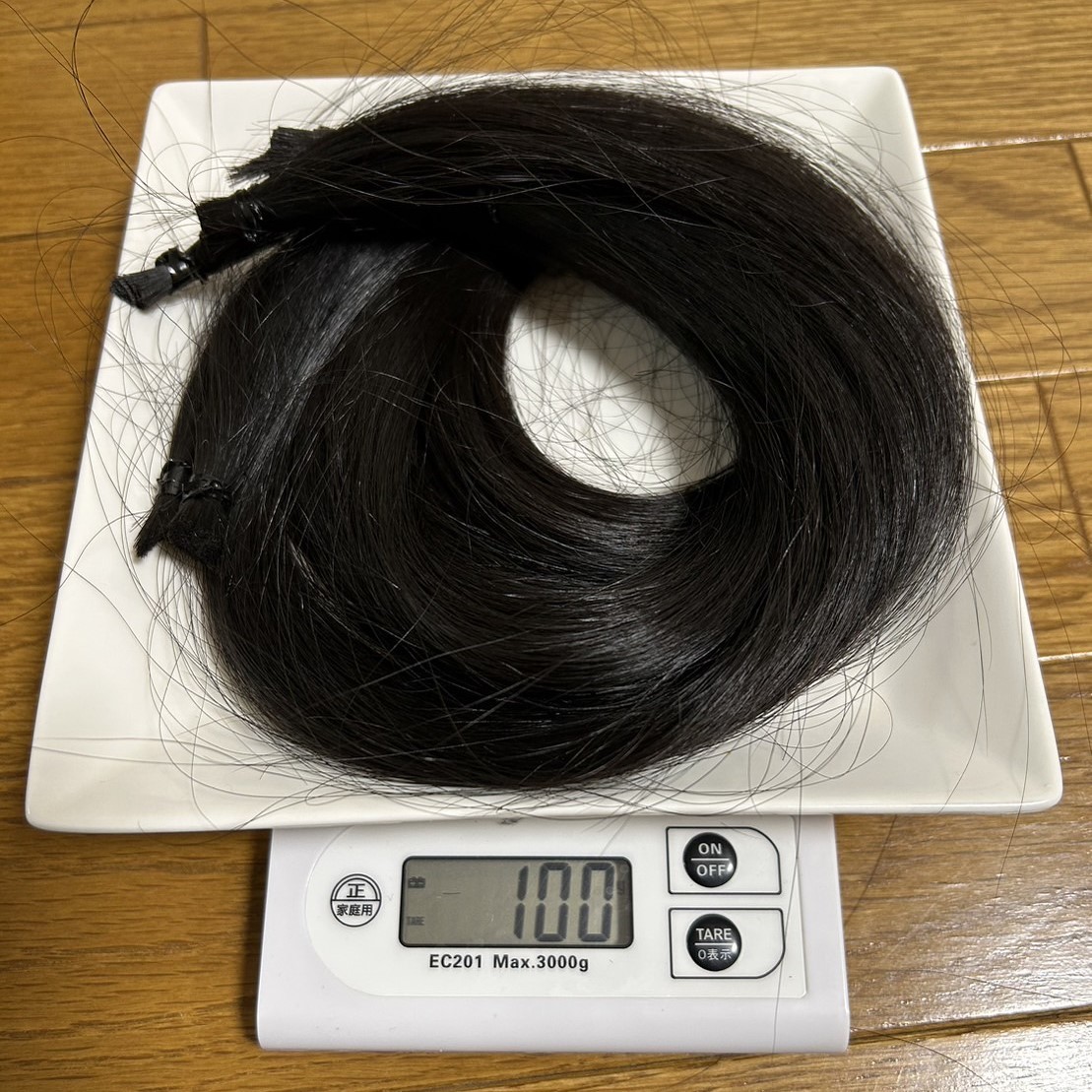 髪の毛○髪束○約100g○約51cm 髪束 髪の毛 人毛 11