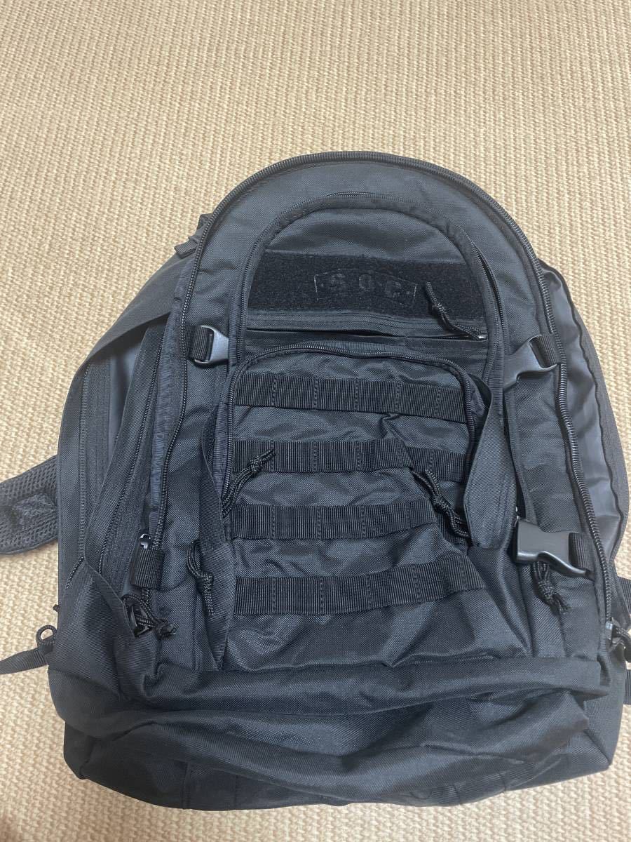 米軍放出品 》SOC 3 DAY アサルト バックパック BLACK サバゲー(INV DE86)