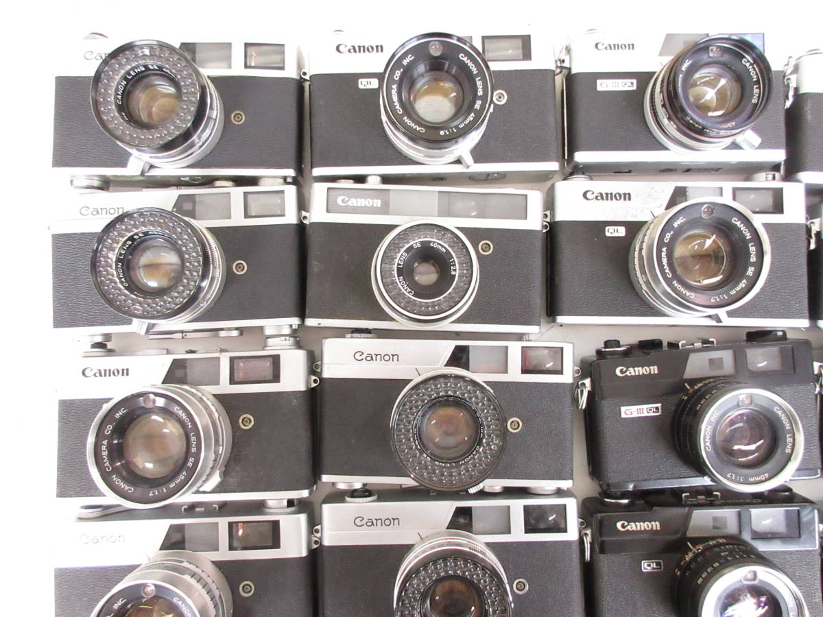 (4126N)ジャンク Canon Canonet Canonet JUNIOR Canonet QL17 Canonet QL19等キヤノン まとめて セット 21台 動作未確認 同梱不可 Canon Canonet Camera FlynnGraphics QL17 Second-Hand