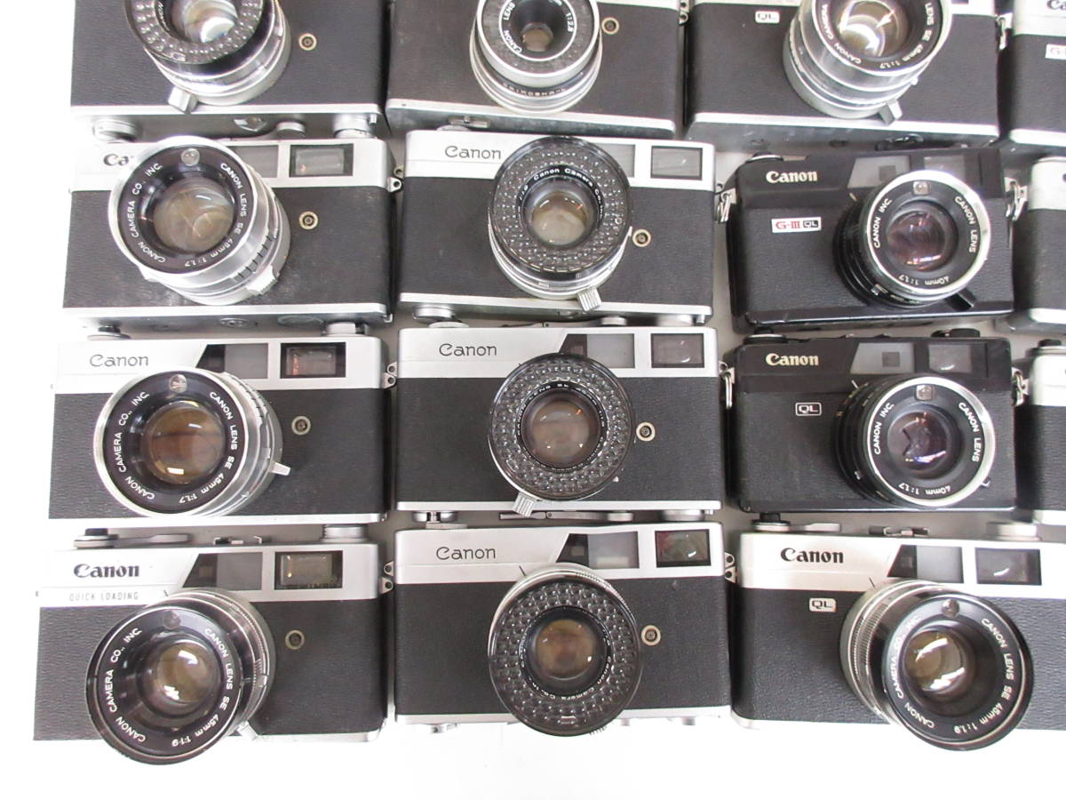 (4126N)ジャンク Canon Canonet Canonet JUNIOR Canonet QL17 Canonet QL19等キヤノン まとめて セット 21台 動作未確認 同梱不可 Canon Canonet Camera FlynnGraphics QL17 Second-Hand