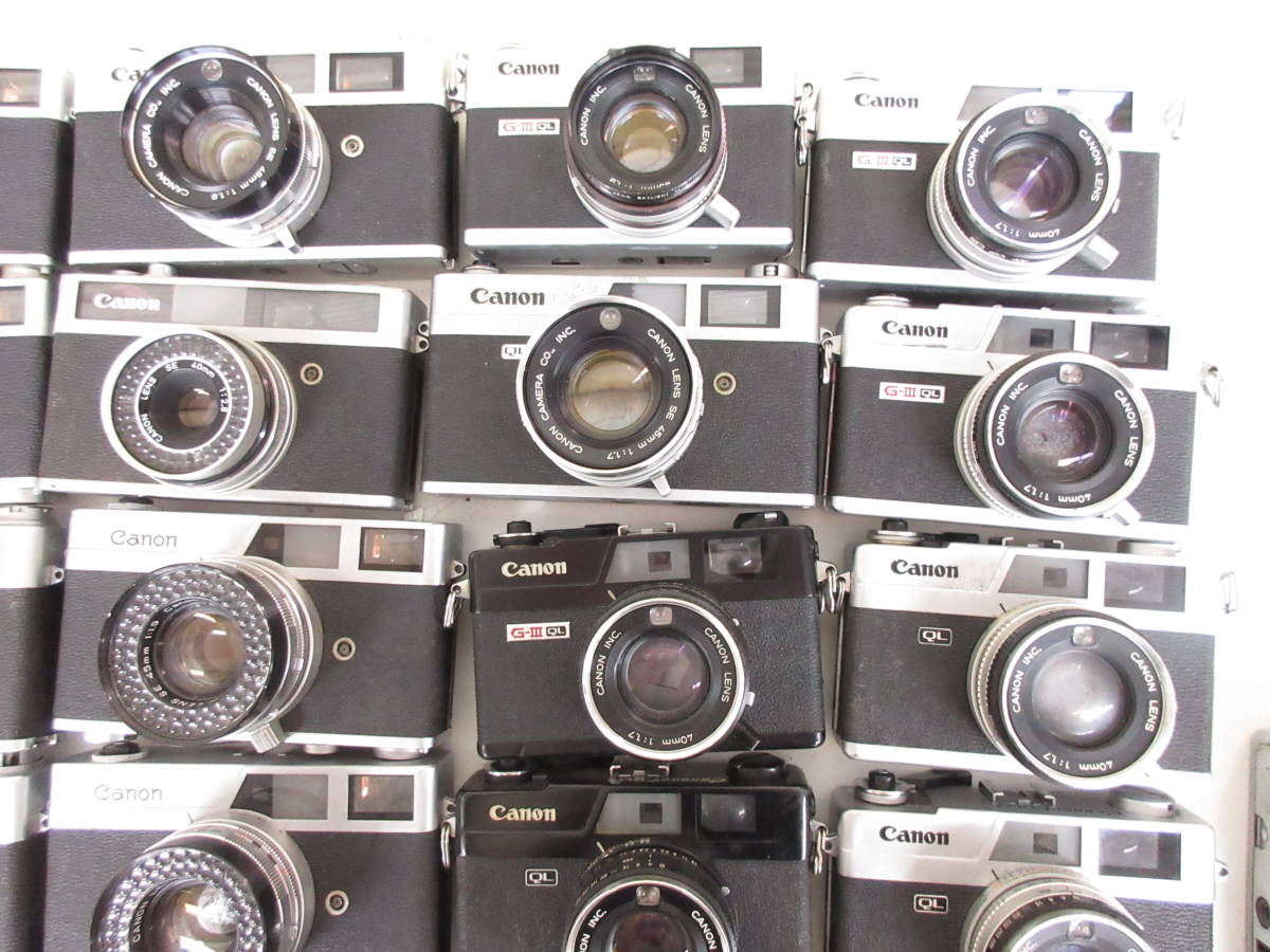 (4126N)ジャンク Canon Canonet Canonet JUNIOR Canonet QL17 Canonet QL19等キヤノン まとめて セット 21台 動作未確認 同梱不可 Canon Canonet Camera FlynnGraphics QL17 Second-Hand