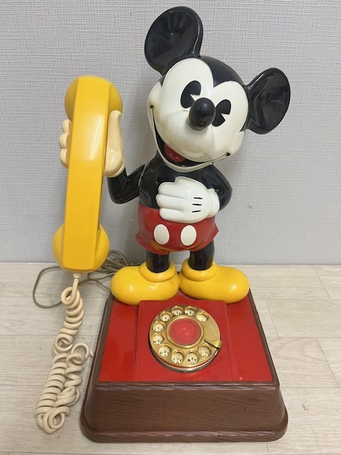 ミッキーマウス THE MICKEY MOUSE PHONE ダイヤル式 電話機 DMIH8000