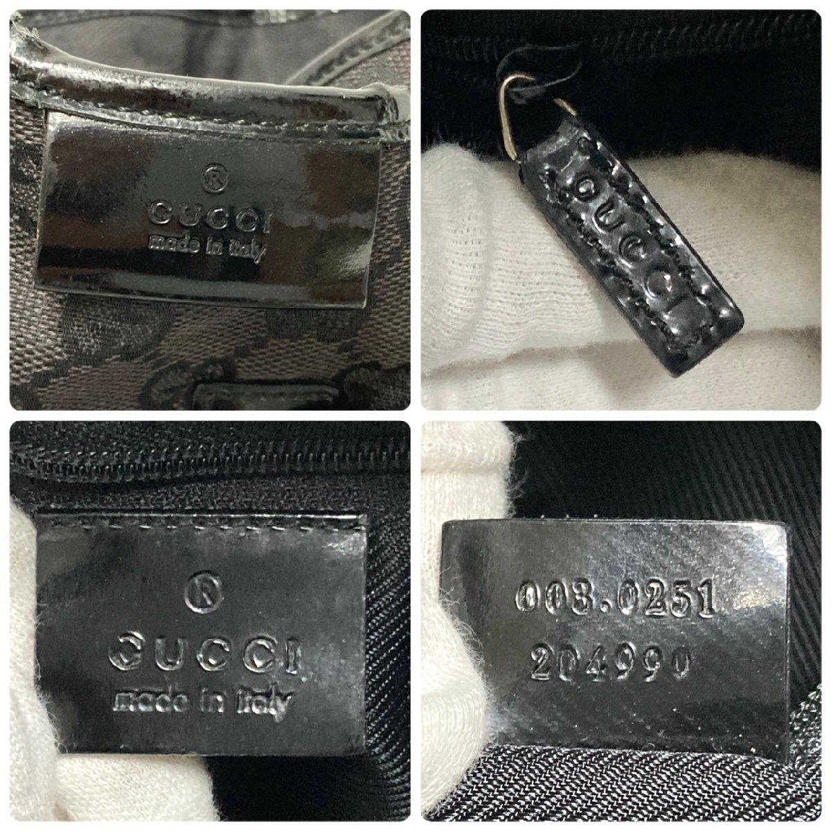 ♪GUCCI グッチ ワンショルダーバッグ 003.0251 204990 GGキャンバス 