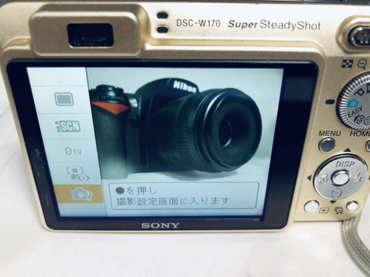 ☆良品☆ ソニー SONY Cyber-shot DSC-W170 ゴールド 【公式通販】