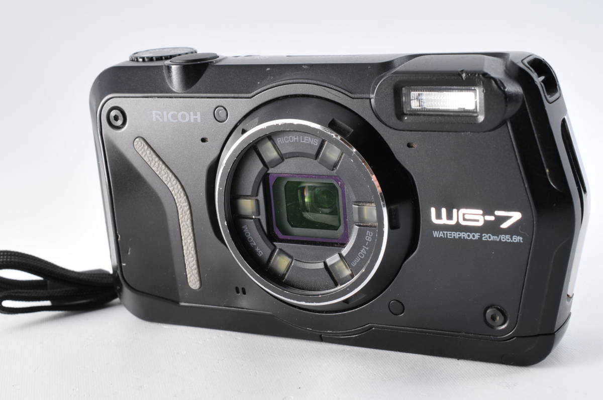 ☆人気品☆ リコー RICOH WG-7 ブラック 防水コンパクトデジタルカメラ 