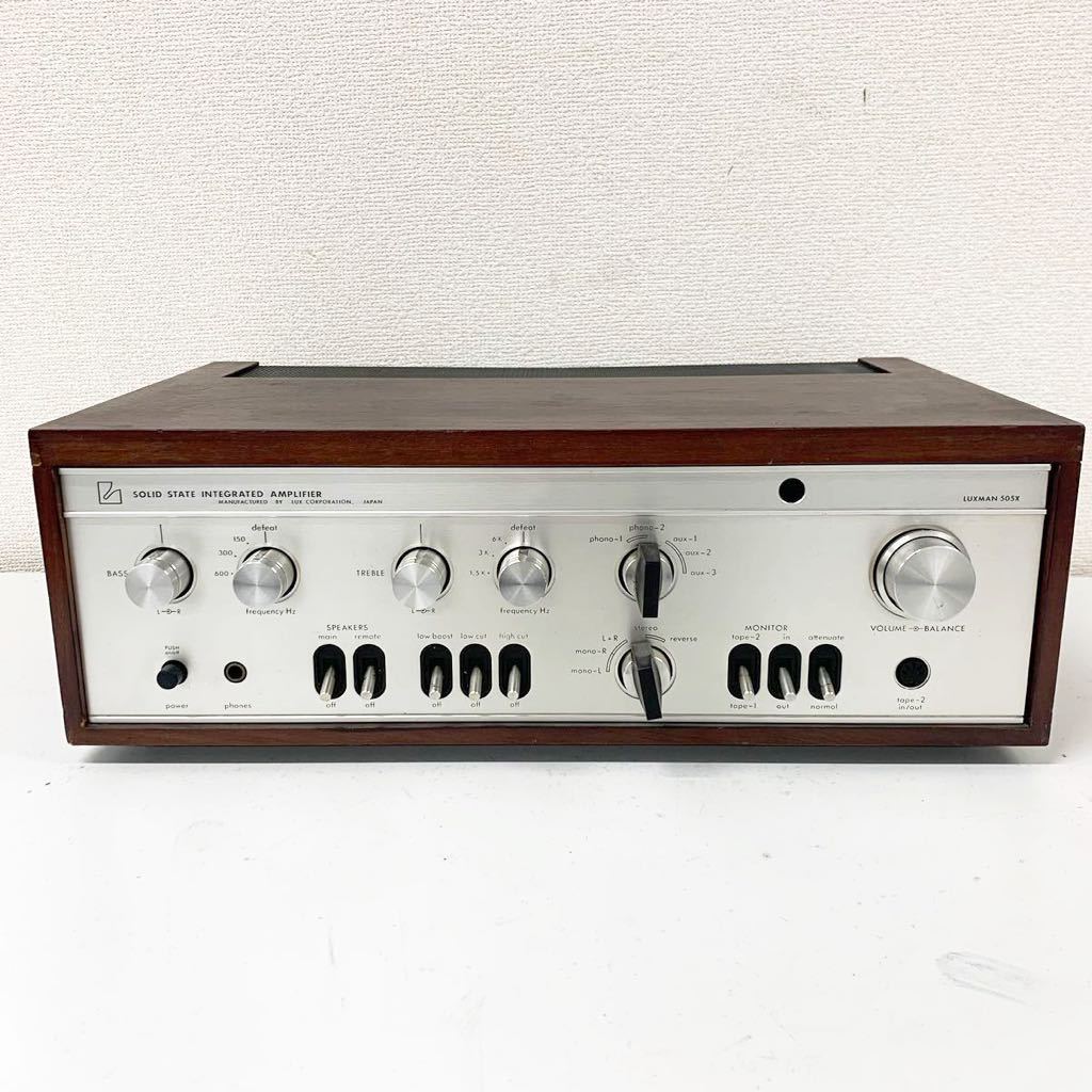 E-2】 LUXMAN SQ505X プリメインアンプ ラックスマン 中古 ジャンク品
