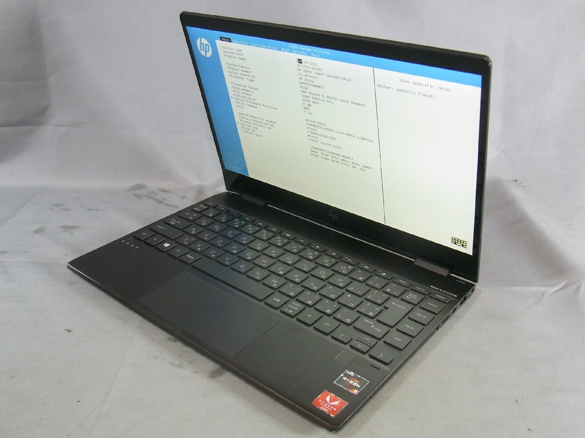 HP ENVY x360 13-ar0002AU 邪魔くさくっ