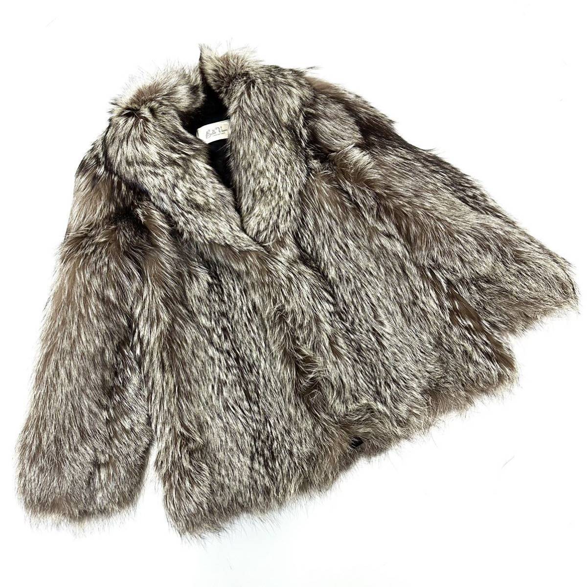 貂商】 h1486 SAGAFOX ROYAL シルバーフォックス ハーフコート