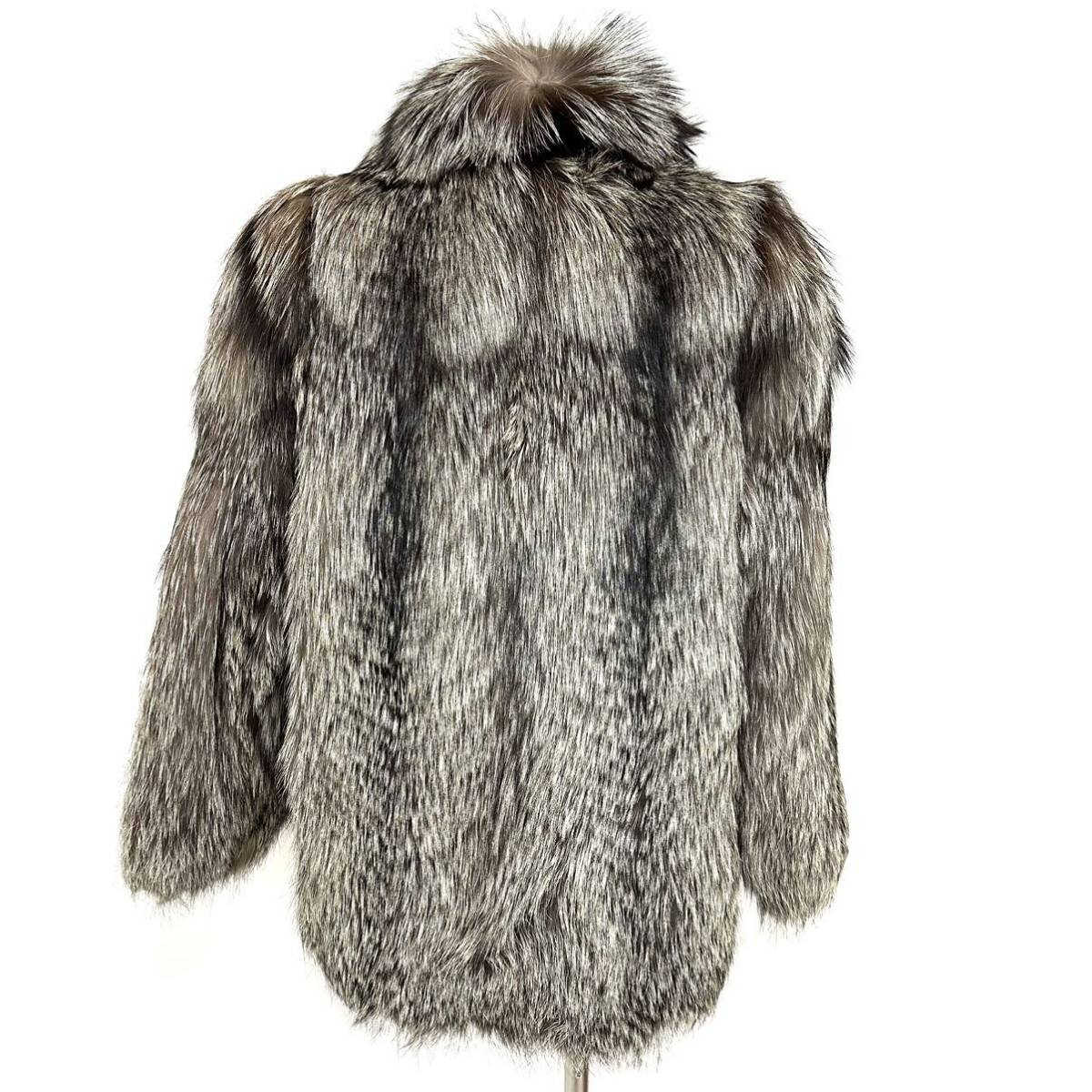 貂商】 h1486 SAGAFOX ROYAL シルバーフォックス ハーフコート