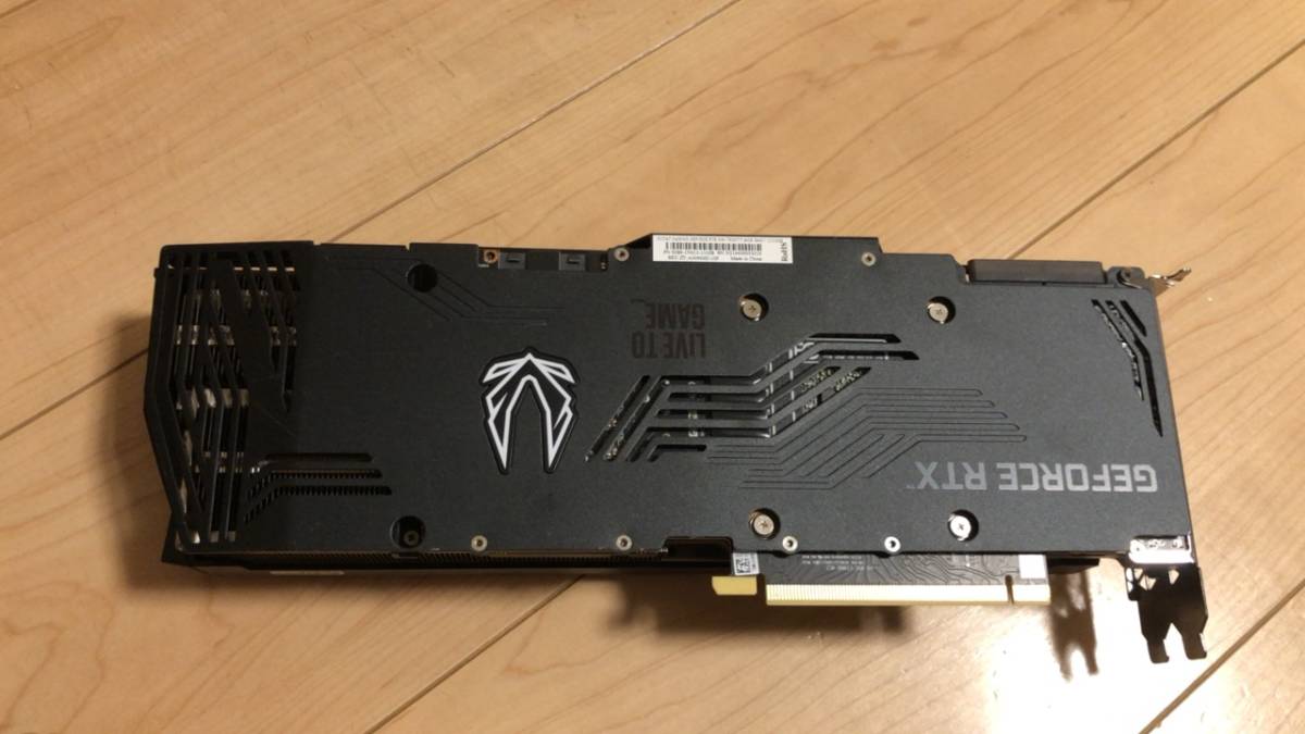 ZOTAC GAMING GeForce RTX 3090 Trinity 画面出力しますがジャンク
