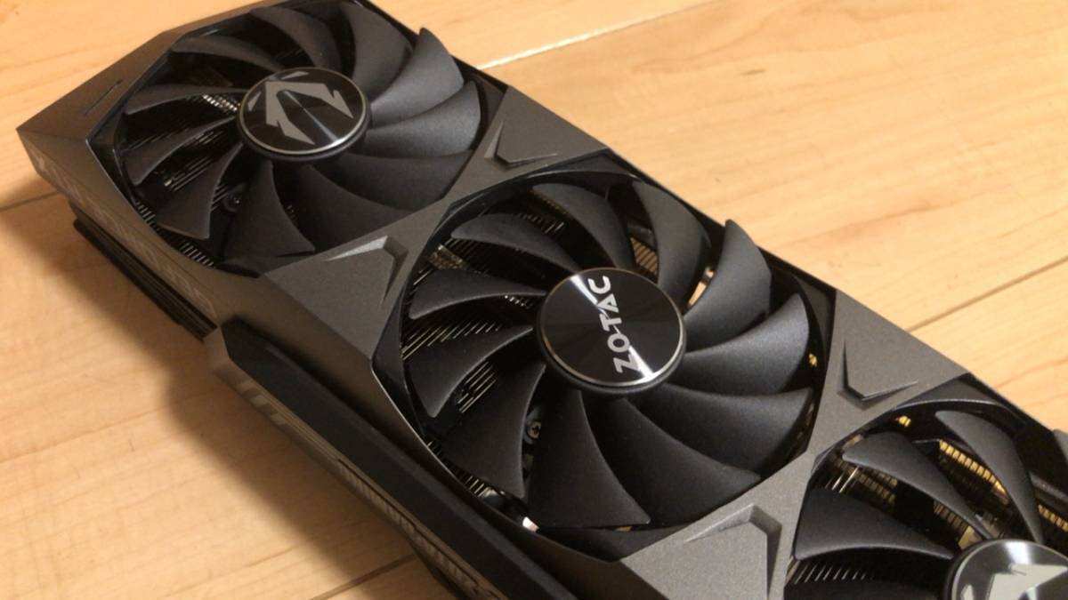 ZOTAC GAMING GeForce RTX 3090 Trinity 画面出力しますがジャンク