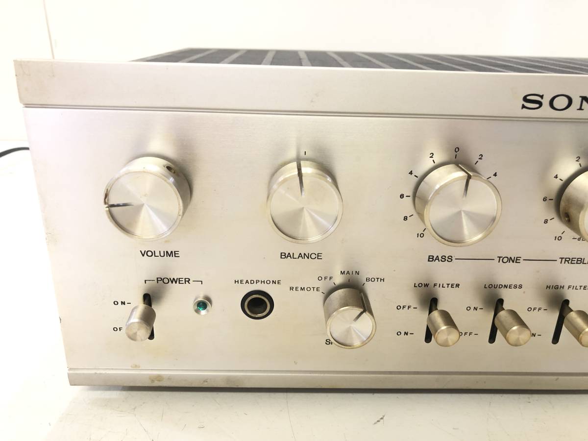 Y1203‐1【SONY/ソニー】プリメインアンプ TA-1130 元箱付き 通電OK 