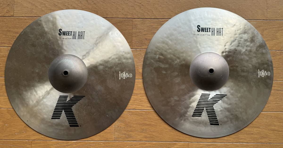 Zildjian K Zildjian Sweet HiHat 15inch TOP+Bottom K' Sweet