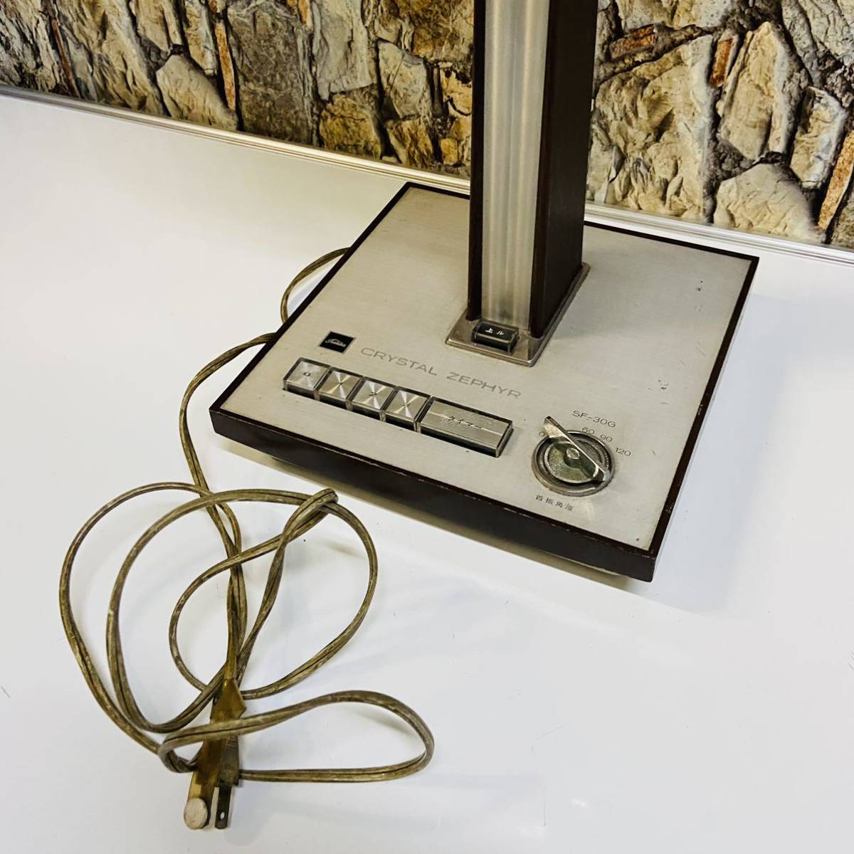 東芝 TOSHIBA CRYSTAL ZEPHYR SF-30G 昭和レトロ 扇風機 動作確認済