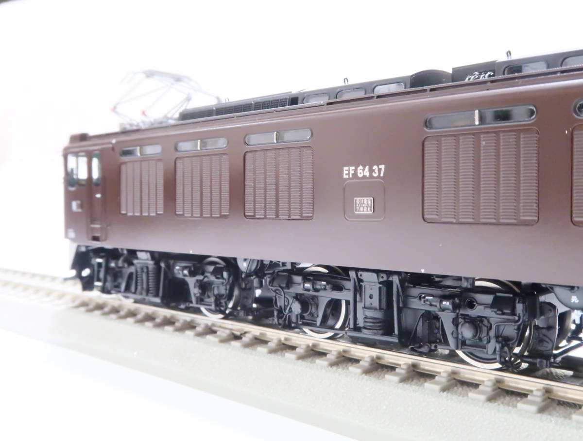 HO 絶版 ムサシノモデル EF64 37号機 茶 細密真鍮製 メーカー完成品