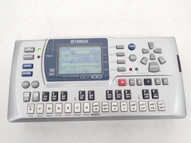 YAMAHA シーケンサー/リズムマシン QY100 ヤマハ ▽ 6C816-3 QY100