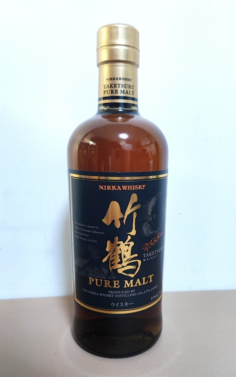 新品未開栓】 ニッカ ウイスキー 竹鶴 ピュアモルト 旧ラベル NIKKA