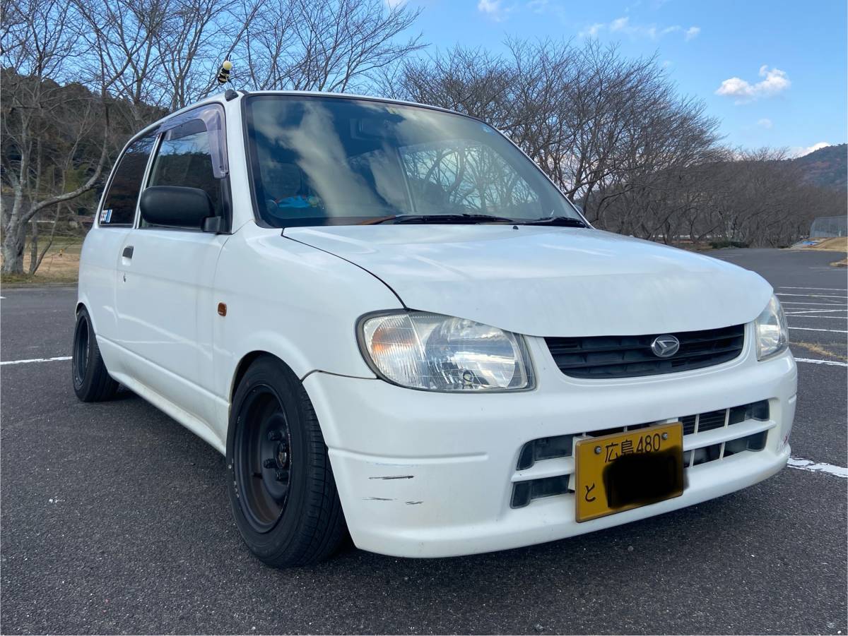 5月末まで限定価格！！ミラl700vマニュアル5速３ドア☆ダイハツ 広島発ダイハツミラL700V 5速MT 平成13年式2枚ドアカスタム車輌(ミラ