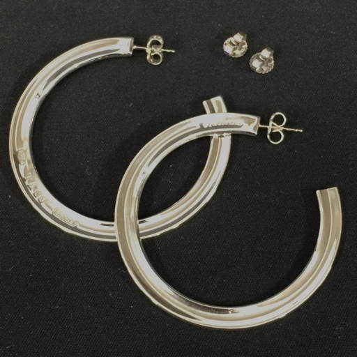 最安値，新品 ティファニー フープ ピアス SV925 750留め具付き レディース アクセサリー Tiffany＆Co 保存箱 保存袋付属(ピアス)｜売買されたオークション情報、yahooの商品情報をアーカイブ公開 - オークファ ピアス