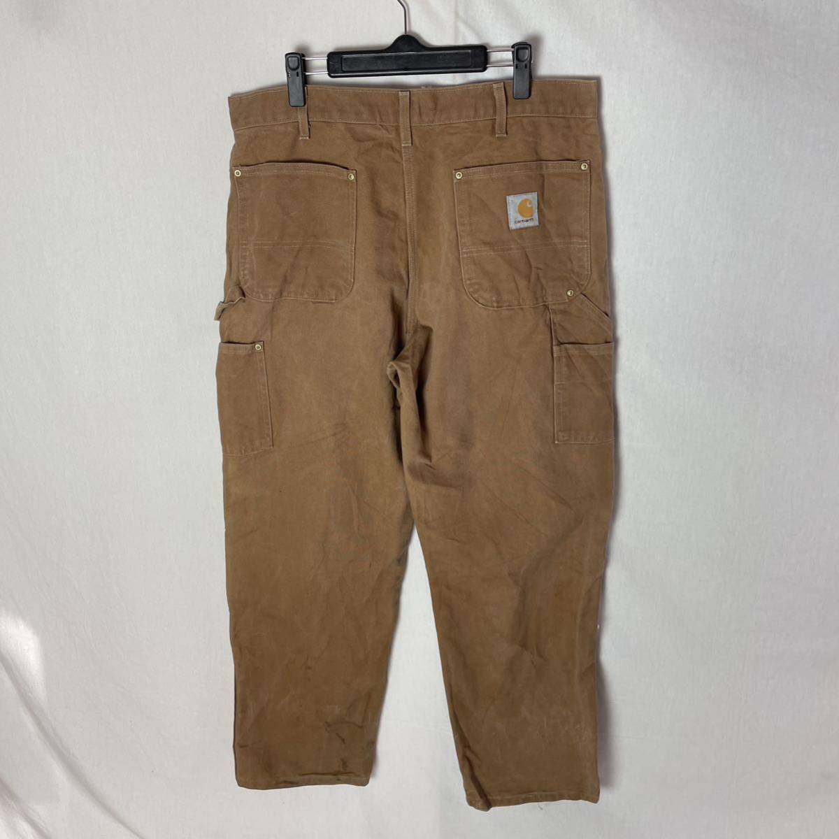 アメリカ製 カーハート ダックペインターパンツ ダブルニー 古着 36×30 
