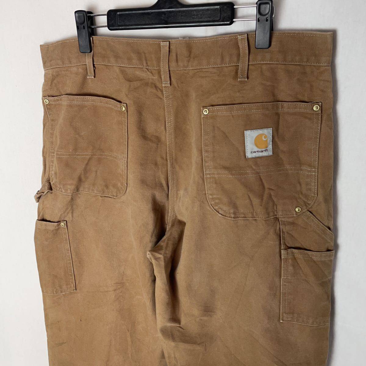 アメリカ製 カーハート ダックペインターパンツ ダブルニー 古着 36×30 