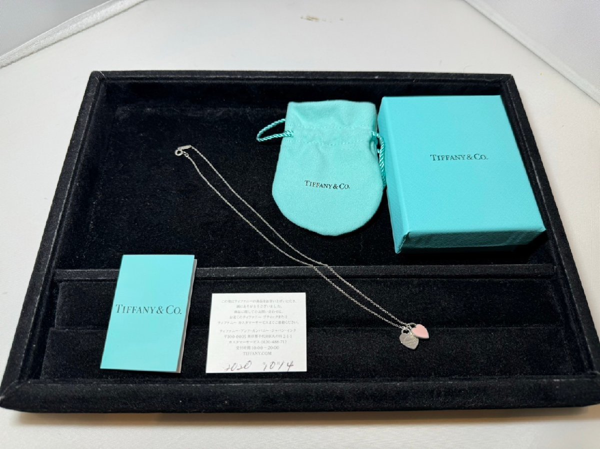 【1円～】TIFFANY　ティファニー　リターントゥティファニー　ミニターブルハート　タグネックレス ペンダント　購入証明書つき